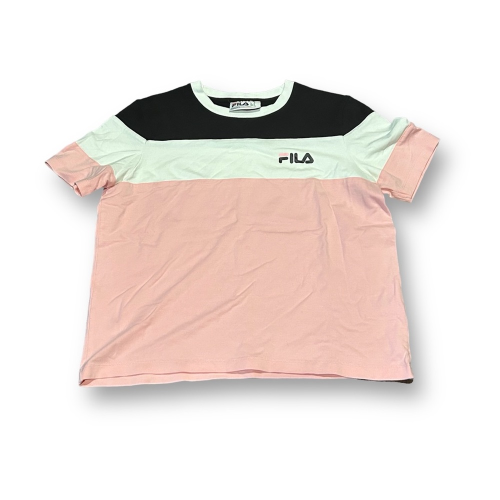 [Fila] Colorblock Athletic Tee